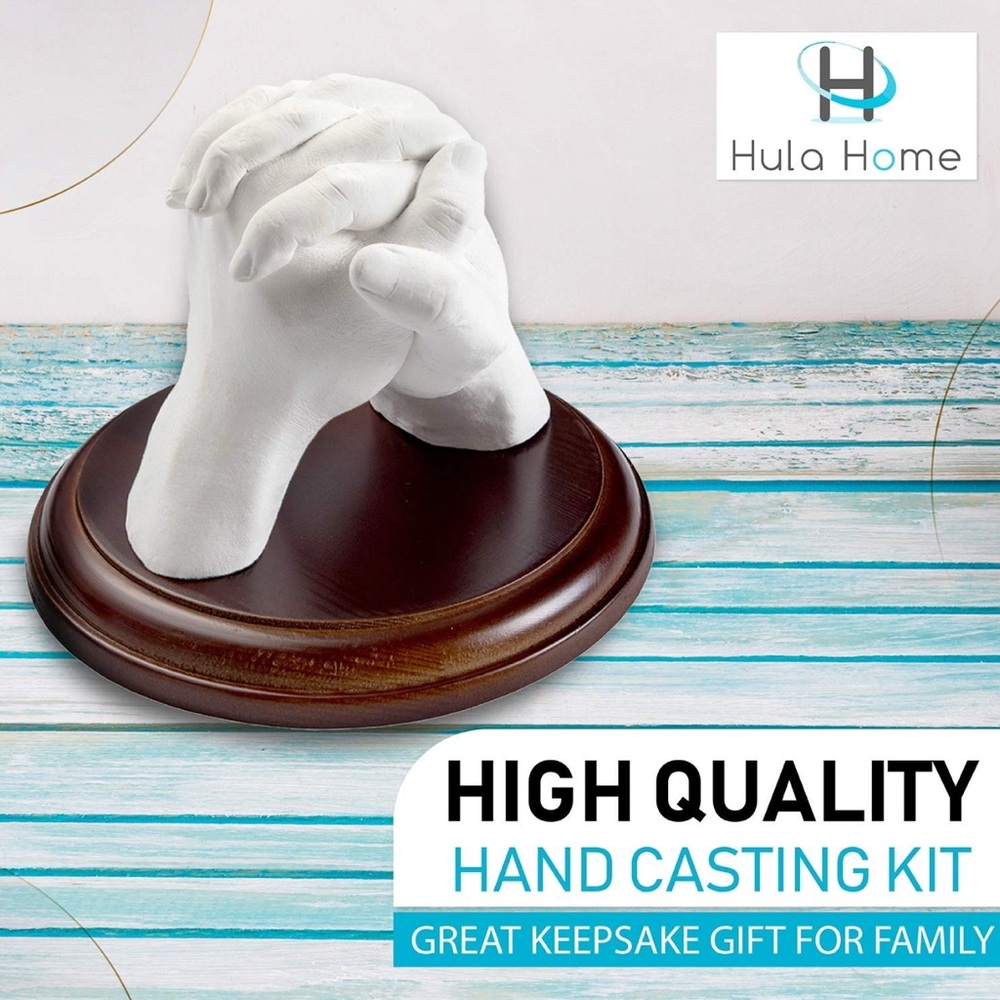 Hula Home Hand Casting Kit with White Plaster